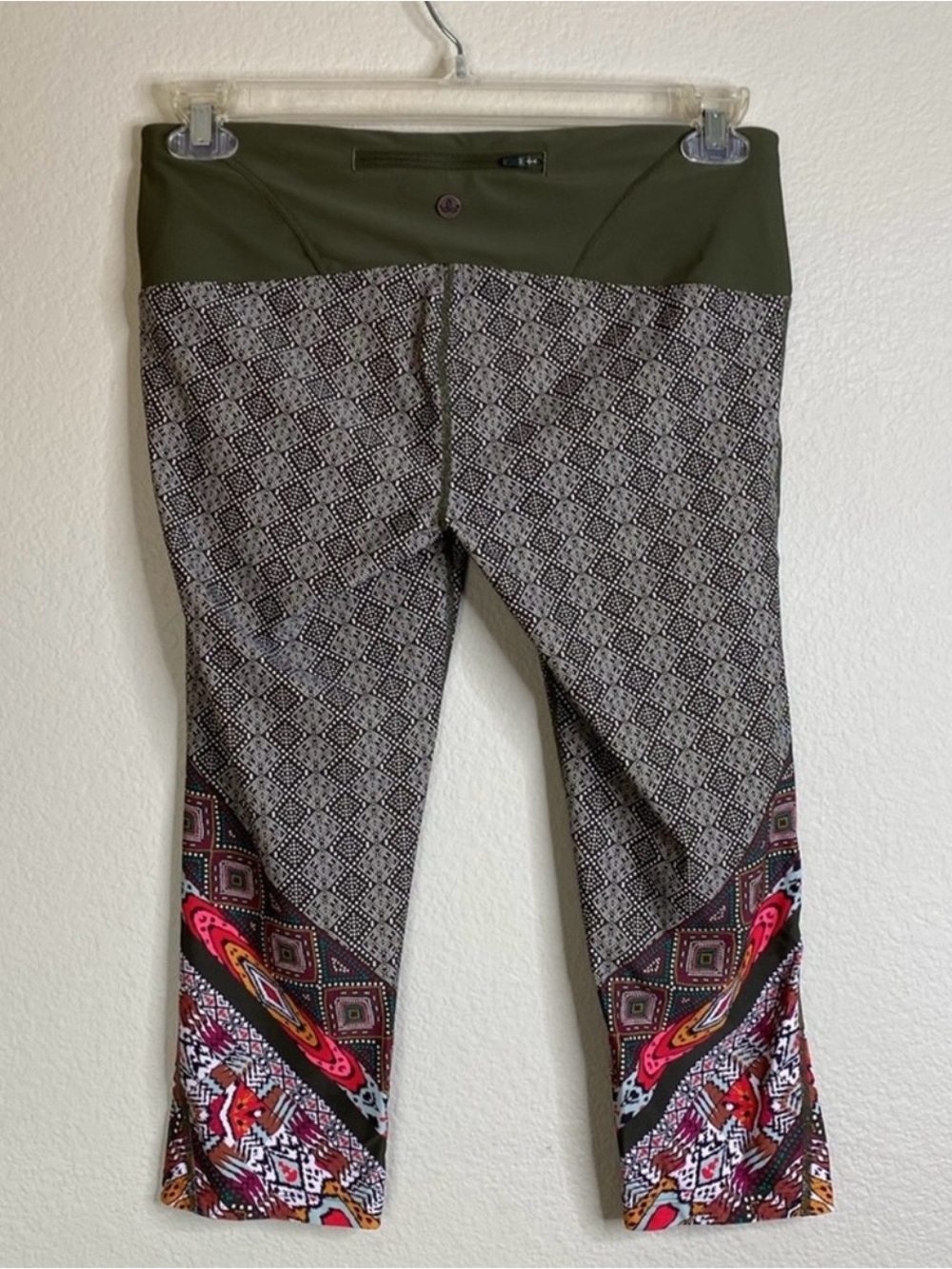 Prana bathing swimsuit tankini leggings women’s large green - Picture 7 of 8
